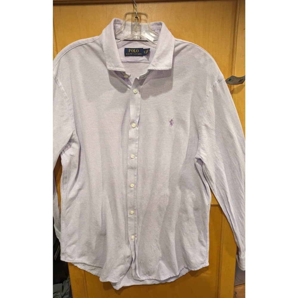 Polo Ralph Lauren Mens XL FITS LARGE Long Sleeve Button Down Shirt Casual